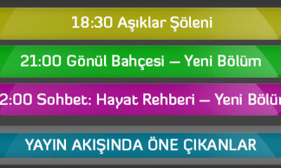 Yayın Akışında Öne Çıkanlar