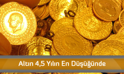 Altın 4,5 Yılın En Düşüğünde
