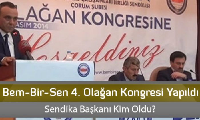 Bem-Bir-Sen 4. Olağan Kongresi Yapıldı