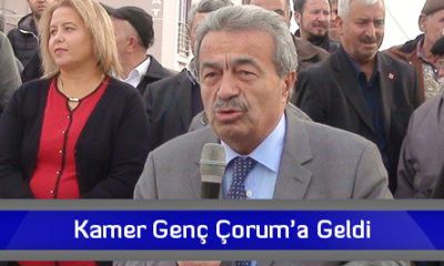 Kamer Genç Çorum’a Geldi