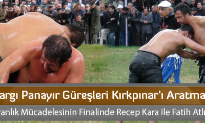 Kargı Panayır Güreşleri Kırkpınar’ı Aratmadı