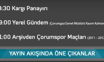 Yayın Akışında Öne Çıkanlar