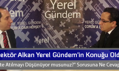 Rektör Alkan Yerel Gündem’in Konuğu Oldu