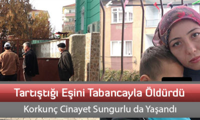 Tartıştığı Eşini Tabancayla Öldürdü