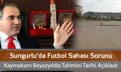 Sungurlu’da Futbol Sahası Sorunu