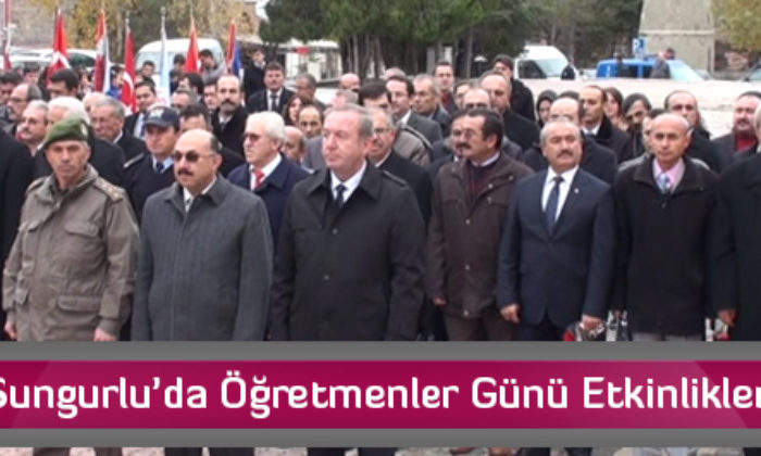 Sungurlu’da Öğretmenler Günü Etkinlikleri