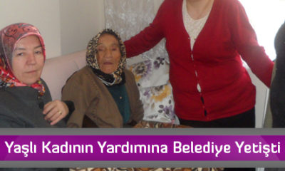 Yaşlı Kadının Yardımına Belediye Yetişti