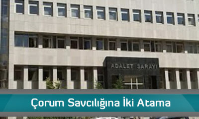 Çorum Savcılığına İki Atama