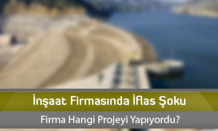 İnşaat Firmasında İflas Şoku