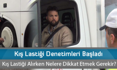 Kış Lastiği Denetimleri Başladı