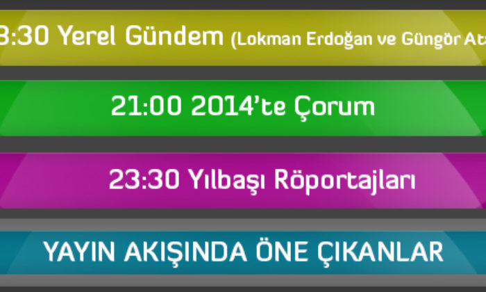 Yayın Akışında Öne Çıkanlar