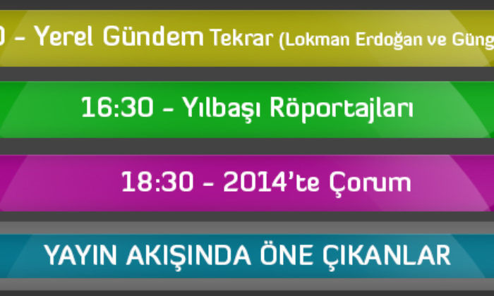 Yayın Akışında Öne Çıkanlar