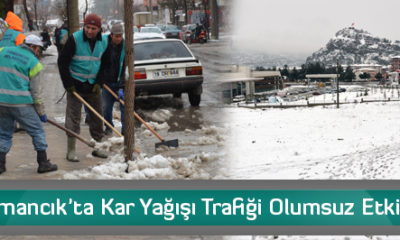 Osmancık’ta Kar Yağışı Trafiği Olumsuz Etkiledi
