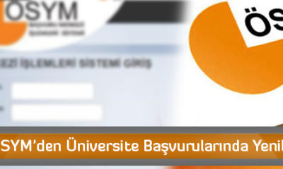 ÖSYM’den Üniversite Başvurularında Yenilik