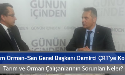 Türk Tarım Orman-Sen Genel Başkanı Demirci ÇRT’ye Konuk Oldu