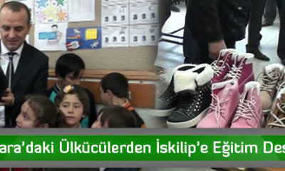 Ankara’daki Ülkücülerden İskilip’e Eğitim Desteği