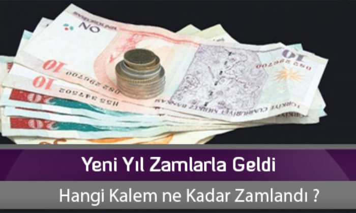Yeni Yılda Zamlarla Geldi