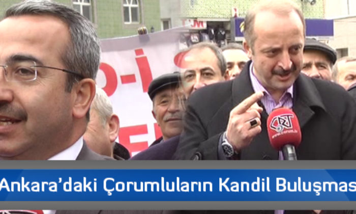Ankara’daki Çorumluların Kandil Buluşması