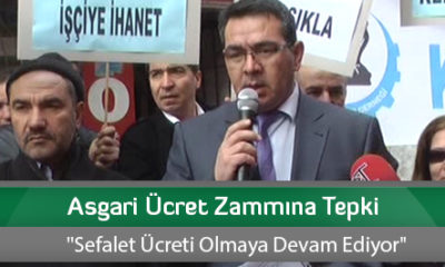 Asgari Ücret Zammına Tepki
