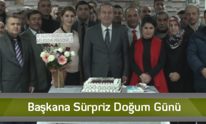 Başkana Sürpriz Doğum Günü