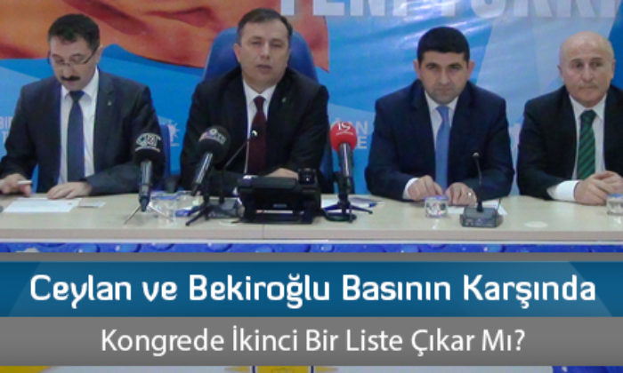 Ceylan ve Bekiroğlu Basının Karşında