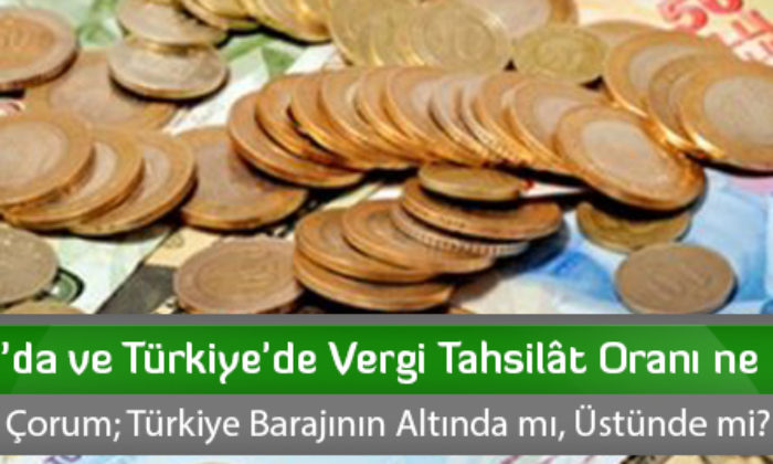 Çorum’da ve Türkiye’de Vergi Tahsilât Oranı ne Kadar?