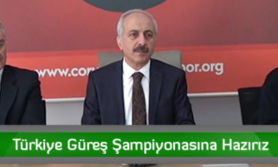 Türkiye Güreş Şampiyonasına Hazırız