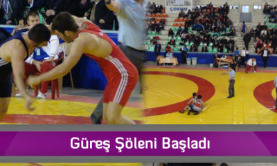 Güreş Şöleni Başladı