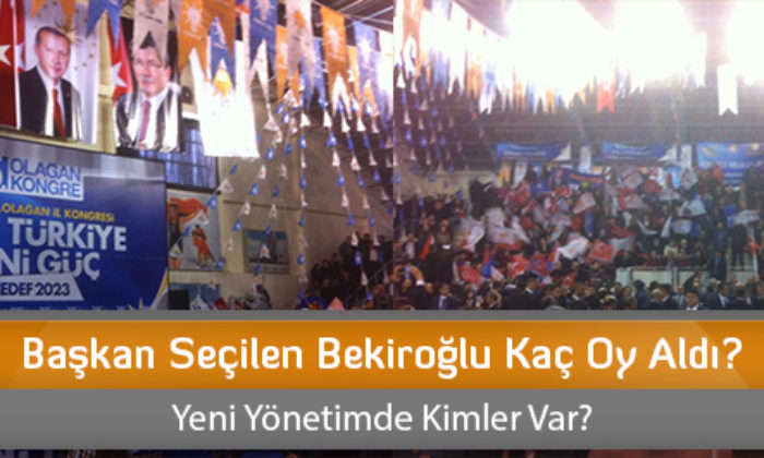 AK Parti İl Kongresi Sona Erdi