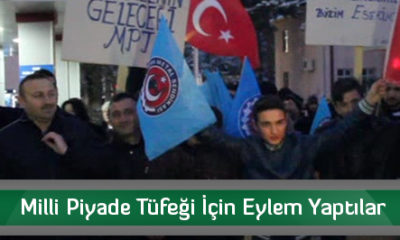 Milli Piyade Tüfeği İçin Eylem Yaptılar