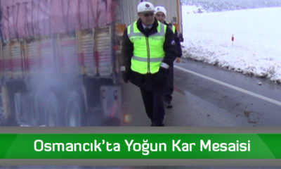 Osmancık’ta Yoğun Kar Mesaisi