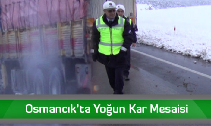 Osmancık’ta Yoğun Kar Mesaisi