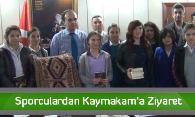 Sporculardan Kaymakam’a Ziyaret
