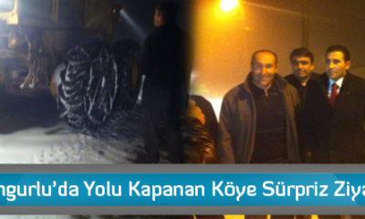 Sungurlu’da Yolu Kapanan Köye Sürpriz Ziyaret