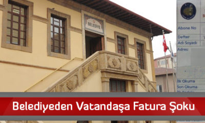 Belediyeden Vatandaşa Fatura Şoku