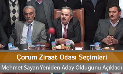 Çorum Ziraat Odası Seçimleri