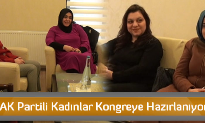 AK Partili Kadınlar Kongreye Hazırlanıyor