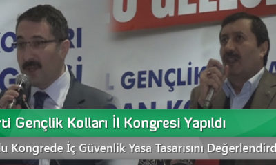 AK Parti Gençlik Kolları İl Kongresi Yapıldı