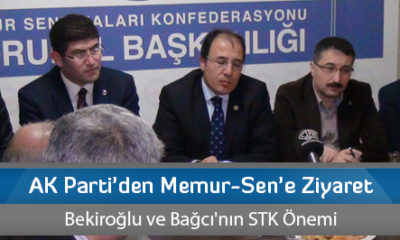 AK Parti’den Memur-Sen’e Ziyaret