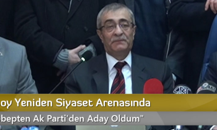 Arif Ersoy Yeniden Siyaset Arenasında