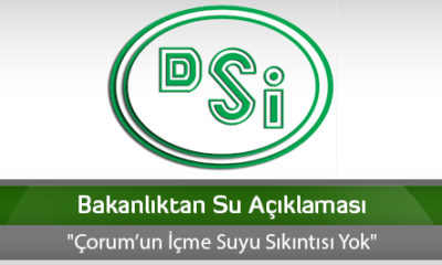Bakanlıktan Su Açıklaması