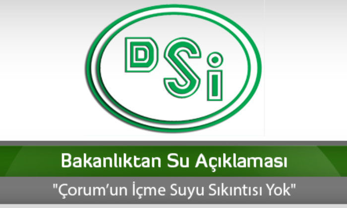 Bakanlıktan Su Açıklaması