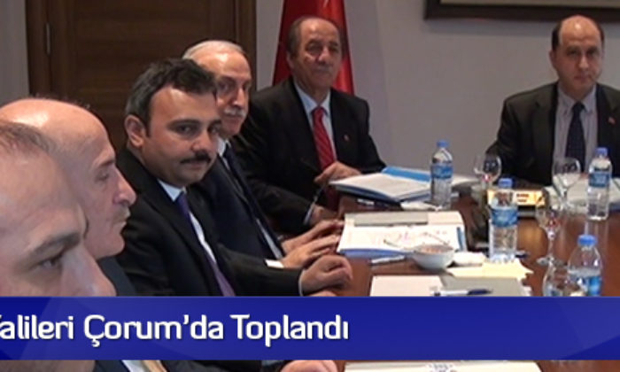 Bölge Valileri Çorum’da Toplandı