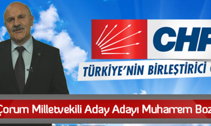 CHP Çorum Milletvekili Aday Adayı Muharrem Bozdoğan