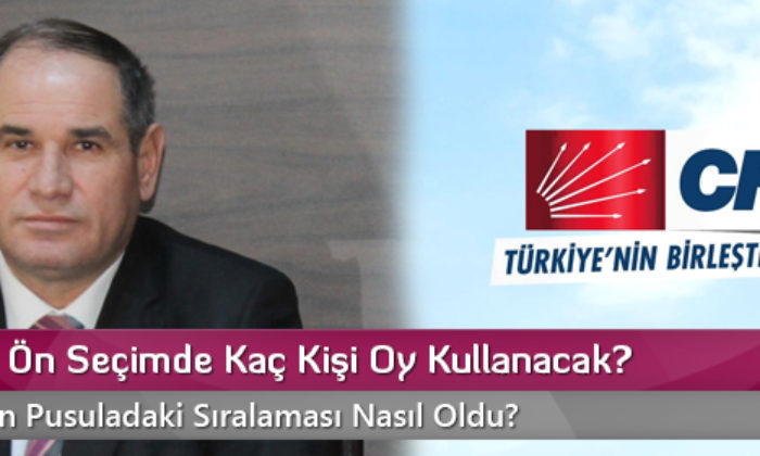 CHP’de Ön Seçimde Kaç Kişi Oy Kullanacak?