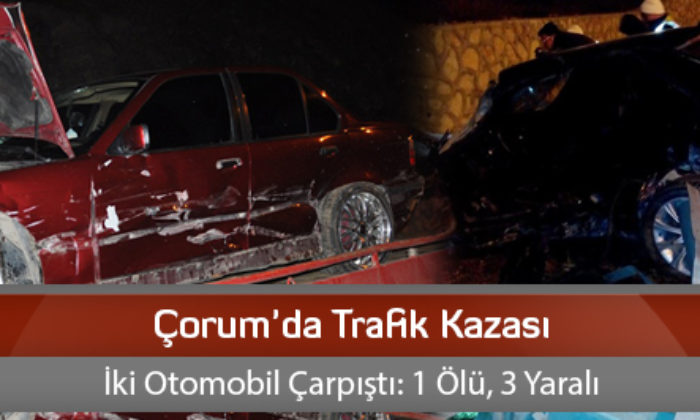 Çorum’da Trafik Kazası