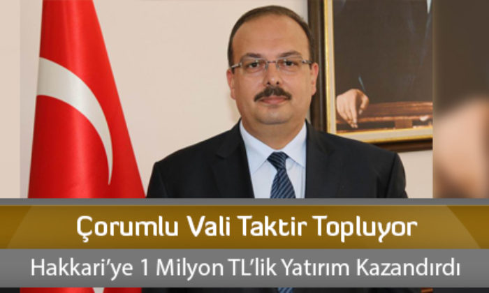 Çorumlu Vali Taktir Topluyor