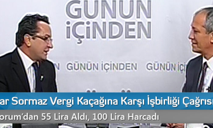 Defterdar Sormaz Vergi Kaçağına Karşı İşbirliği Çağrısı Yaptı