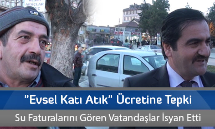 “Evsel Katı Atık” Ücretine Tepki