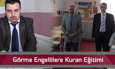Görme Engellilere Kuran Eğitimi